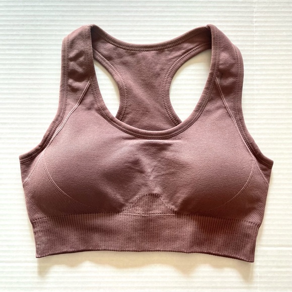 Taupe Color Athletic Bra Sports Bra - NWOT Size S - Picture 1 of 3